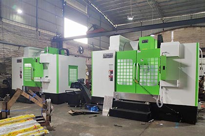 Haiyu Electromechanical newly purchased large CNC machining center equipment to assist production