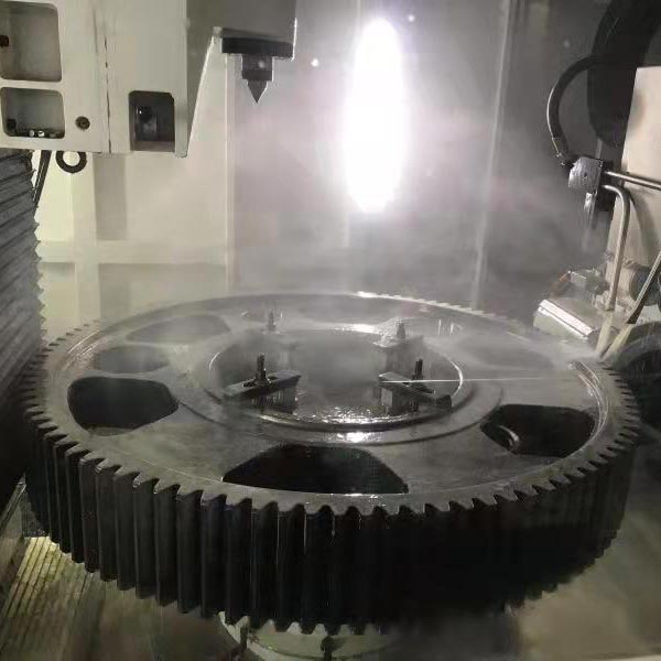 Machining big gear (external gear) below 1.5m